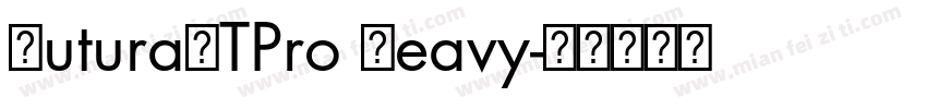FuturaLTPro Heavy字体转换
